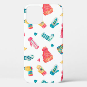 Case-Mate iPhone Case Aquarelle sans couture motif avec clo chaud tricot