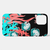 Coques Case-Mate iPhone Aquarelle sans couture motif avec poissons exotiqu (Verso (horizontal))