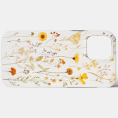 Coques Case-Mate iPhone Aquarelle séchée Fleurs sauvages séchés (Verso (horizontal))