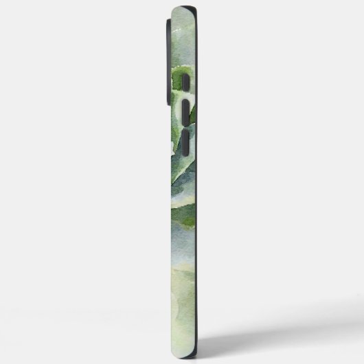 Coques Case-Mate iPhone Aquarelle Suculte personnalisée (Verso / Gauche)