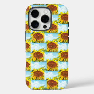 Coques iPhone 16 Pro Aquarelle Sunflower été