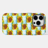 Coques Case-Mate iPhone Aquarelle Sunflower été (Verso (horizontal))