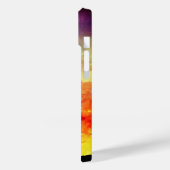 Coques Case-Mate iPhone Aquarelle Sunset Mountains Monogramme (Verso / Gauche)