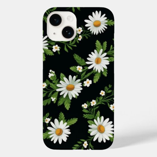 Coques Case-Mate iPhone Aquarelle sur noir (Verso)