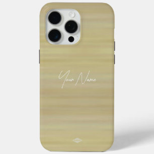 Coque iPhone 15 Pro Max Aquarelle Tan Beige Look Cellule