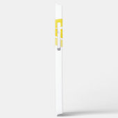 Coques Case-Mate iPhone Aquarelle Tournesol Buds Floral Monogramme (Verso / Gauche)