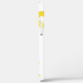 Coques Case-Mate iPhone Aquarelle tournesol jaune Floral Monogramme (Verso / Gauche)