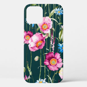 Case-Mate iPhone Case Aquarelle transparente motif avec fleur de pavot à