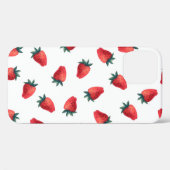 Coques Case-Mate iPhone Aquarelle transparente motif avec fraises (Verso (horizontal))