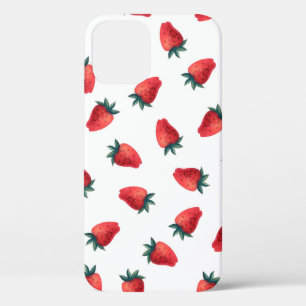 Case-Mate iPhone Case Aquarelle transparente motif avec fraises