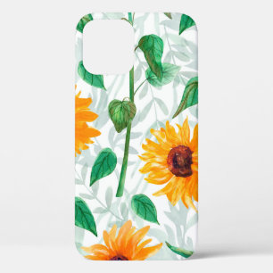 Case-Mate iPhone Case Aquarelle transparente motif avec tournesol