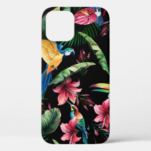 Case-Mate iPhone Case Aquarelle transparente motif, oiseaux tropicaux, t