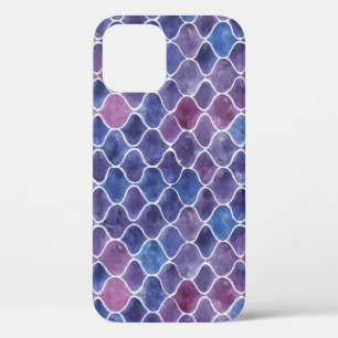 Case-Mate iPhone Case Aquarelle transparente Violet motif floral