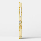 Coques Case-Mate iPhone Aquarelle Tropical Feuille moderne Motif (Verso / Gauche)