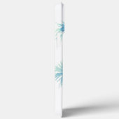 Coques Case-Mate iPhone Aquarelle Tropical Turquoise Palmiers (Verso / Droite)