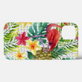 Coques Case-Mate iPhone Aquarelle tropicale (Verso (horizontal))