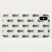 Coques Case-Mate iPhone Aquarelle tropicale à ananas (Dos (Horizontal))