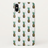Coques Case-Mate iPhone Aquarelle tropicale à ananas (Dos)