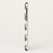 Coques Case-Mate iPhone Aquarelle tropicale à ananas (Dos/Gauche)