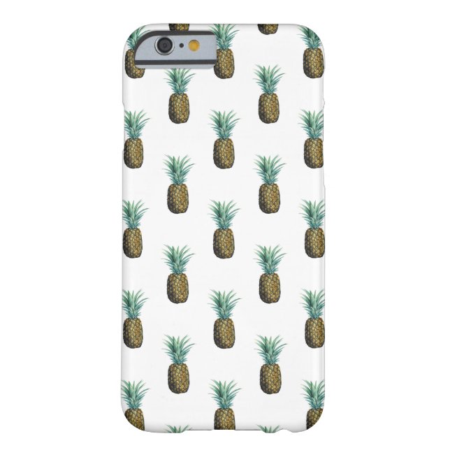 Coques Case-Mate iPhone Aquarelle tropicale à ananas (Dos)