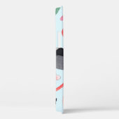Coques Case-Mate iPhone Aquarelle Tropicale : Fusion Oiseau-Fleur. (Verso / Droite)