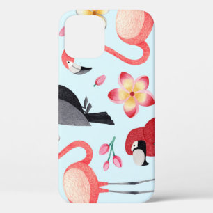 Case-Mate iPhone Case Aquarelle Tropicale : Fusion Oiseau-Fleur.