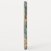 Coques Case-Mate iPhone Aquarelle Tropicale Gold & Green Feuille Motif (Dos/Gauche)