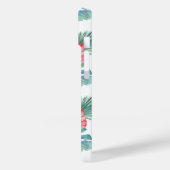 Coques Case-Mate iPhone Aquarelle tropicale rose (Verso / Gauche)
