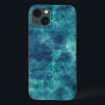 Case-Mate iPhone Case Aquarelle Turquoise bleue Abstraction<br><div class="desc">Bleu et turquoise aquarelle ombre nuageux tacheté tableau abstrait.</div>
