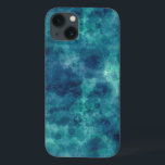 Case-Mate iPhone Case Aquarelle Turquoise bleue Abstraction<br><div class="desc">Bleu et turquoise aquarelle ombre nuageux tacheté tableau abstrait.</div>