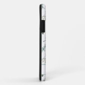 Coques Case-Mate iPhone Aquarelle turquoise Eucalyptus Vert Nom du Motif (Dos/Droite)