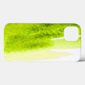 Coques Case-Mate iPhone Aquarelle vert citron vert (Verso (horizontal))