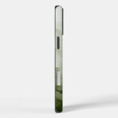 Coques Case-Mate iPhone Aquarelle Vert moderne Motif de Noël (Verso / Droite)