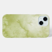 Coques Case-Mate iPhone Aquarelle verte (Verso (horizontal))