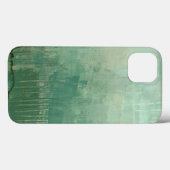 Coques Case-Mate iPhone Aquarelle verte contemporaine (Verso (horizontal))