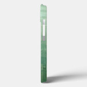 Coques Case-Mate iPhone Aquarelle verte contemporaine (Verso / Gauche)