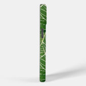 Coques Case-Mate iPhone Aquarelle verte Feuille  Motif (Verso / Droite)