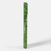 Coques Case-Mate iPhone Aquarelle verte Feuille  Motif (Verso / Droite)