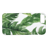 Coques Case-Mate iPhone Aquarelle verte Feuille  Motif (Dos (Horizontal))