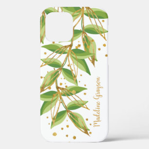 Case-Mate iPhone Case Aquarelle verte personnalisée