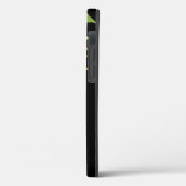 Coques Case-Mate iPhone Aquarelle verte personnalisée (Verso / Gauche)