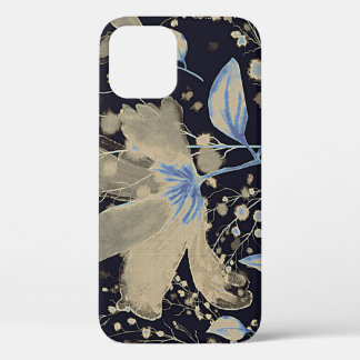 Case-Mate iPhone Case Aquarelle Vintage florale : Arrière - plan noir