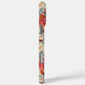 Coques Case-Mate iPhone Aquarelle vintage Fuchsia Blooms (Verso / Droite)