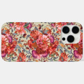 Coques Case-Mate iPhone Aquarelle vintage Fuchsia Blooms (Verso (horizontal))