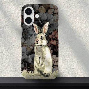 Coques iPhone 16 Aquarelle Vintage style lapin lapin Floral