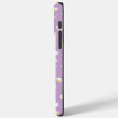Coques Case-Mate iPhone Aquarelle violet marguerite et papillon (Verso / Gauche)