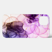 Coques Case-Mate iPhone Aquarelle violet Parties scintillant iPhone / coqu (Verso (horizontal))