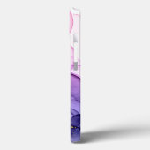 Coques Case-Mate iPhone Aquarelle violet Parties scintillant iPhone / coqu (Verso / Gauche)