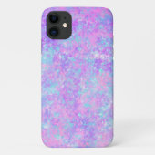 Coques Case-Mate iPhone Aquarelle violette abstraite (Dos)