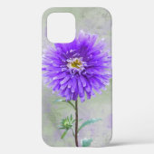 Coques Case-Mate iPhone Aquarelle violette Dahlia (Verso)